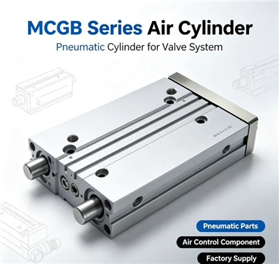 MCGB-03-20-25 Mini cilindre pneumatic de doble guida